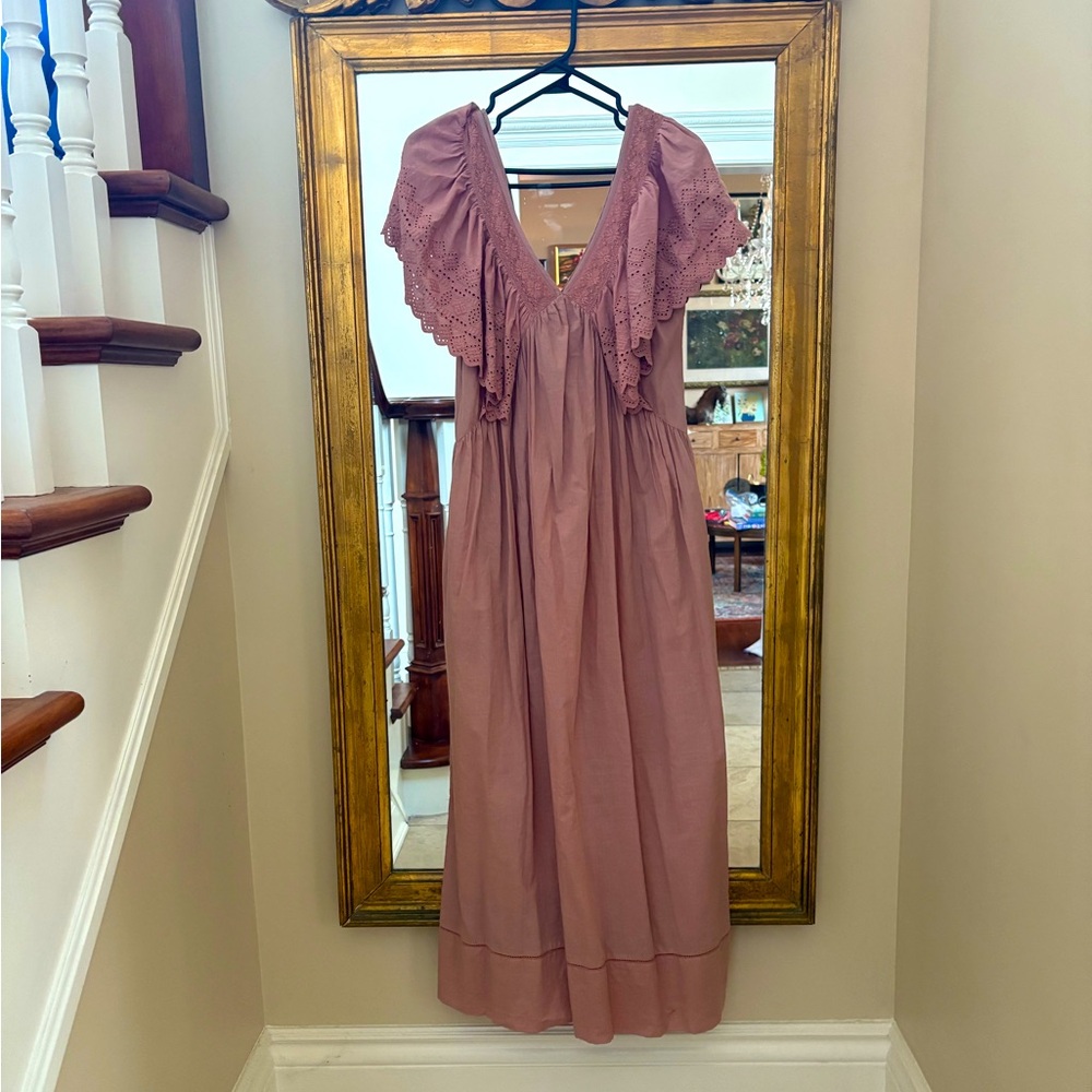 Faune Camelia dress in Vintage Rose